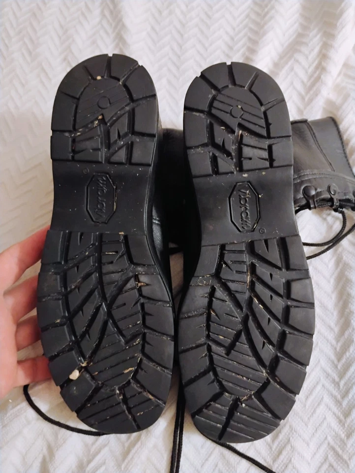 Botas de Combate Belleville para Hombres 6.5 W Cuero Negro Puntera de Acero Suela Vibram Tácticas Foto 3 de 3