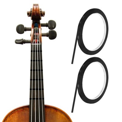2 Rollen Geigen-Fingerband, 3mm schwarz, für Violine (65m)