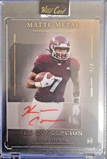 2026 Wild Card Matte Metal KC Concepcion Autograph /3 Texas A&M Aggies
