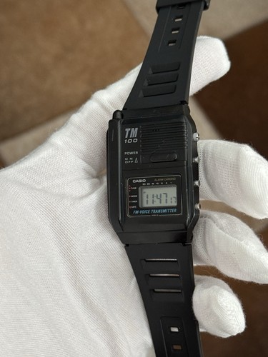 Rare Vintage Casio TM-100 Voice Transmitter Antenna Watch Module 661 JDM 1980s - Bild 4 von 10