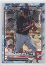 2021 Bowman Sapphire Chrome Prospects Aqua Refractor 97/99 Jose Tena 5j0