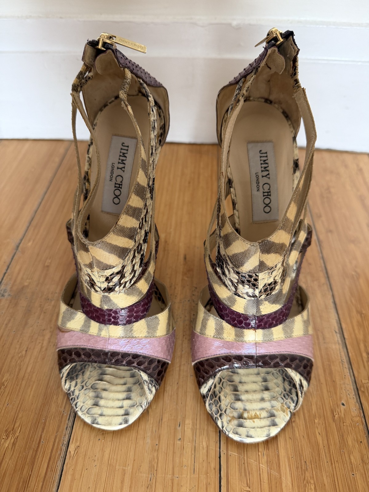 Jimmy Choo Multicolor Python And Lizard Cyndi Rhi… - image 2