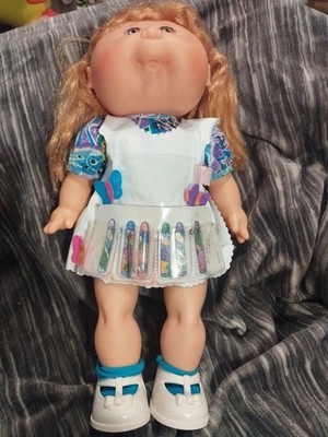 Cabbage Patch Kids Paintin Faces Kid 1996 Blonde/Brown Eyes-Stencils & Crayons