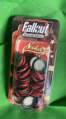 Fallout Nuka Cola 50 Bottle Caps Sold Out Nuka Red Variante Kronkorken Neu & OVP