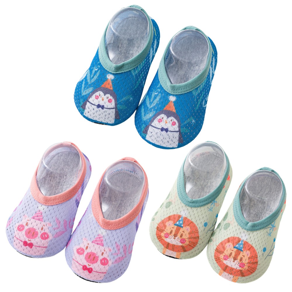 SAOLA 3 Paia Calzini Antiscivolo Pavimento Suola Particella Calzini Pavimento per Bambini Calze Pavimento