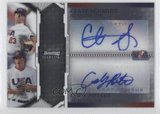 2011 Bowman Sterling Dual 27/299 Clate Schmidt Cody Poteet #BSDA-SP Auto 2x6