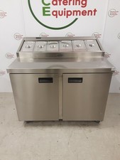 Used Foster 2025 Manufactured Two Door Pizza/Saladette Fridge. Model-FPS1/3HR