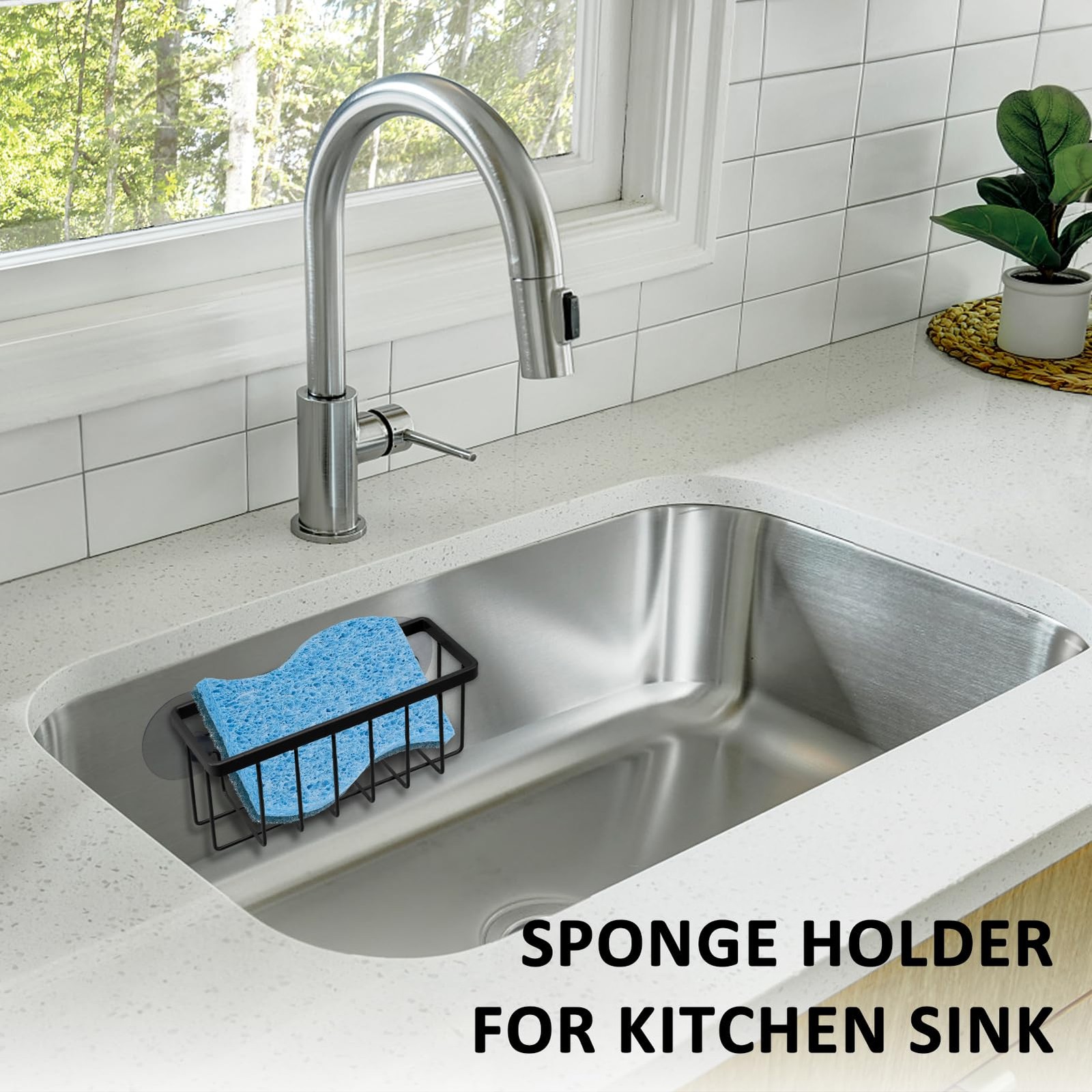 Sponge Holder for Kitchen Sink SuctionKitchen Sink Sponge HolderSink Caddy So