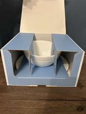 Wedgwood Jasper Conran Strata Teetasse & Untertasse neu verpackt Geschenk Weihnachtsgeschenk