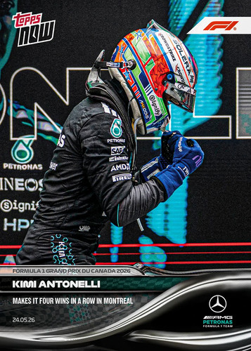 Kimi Antonelli – Kimi Antonelli - 2026 Formula 1® Topps NOW® - Card 29 - PR: 12552