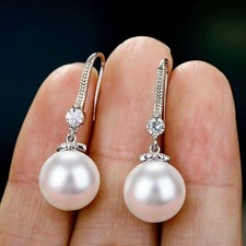 Gorgeous 925 Silver plated Drop Earrings for ...