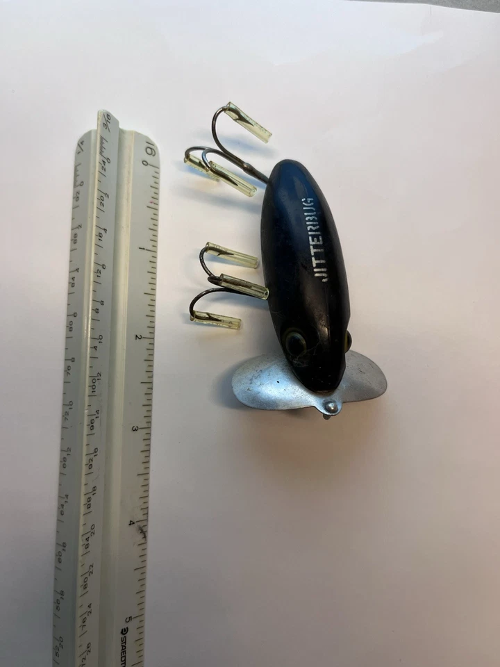 Señuelo de pesca vintage HEDDON Jitterbug excelente estado  Foto 3 de 4