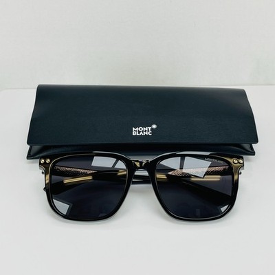 Montblanc MB0258SA 001 55-19 145 L Sunglasses (PB1031365)