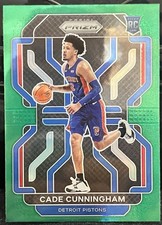 2021-22 Panini Prizm - Cade Cunningham #282 Green Prizm (RC)