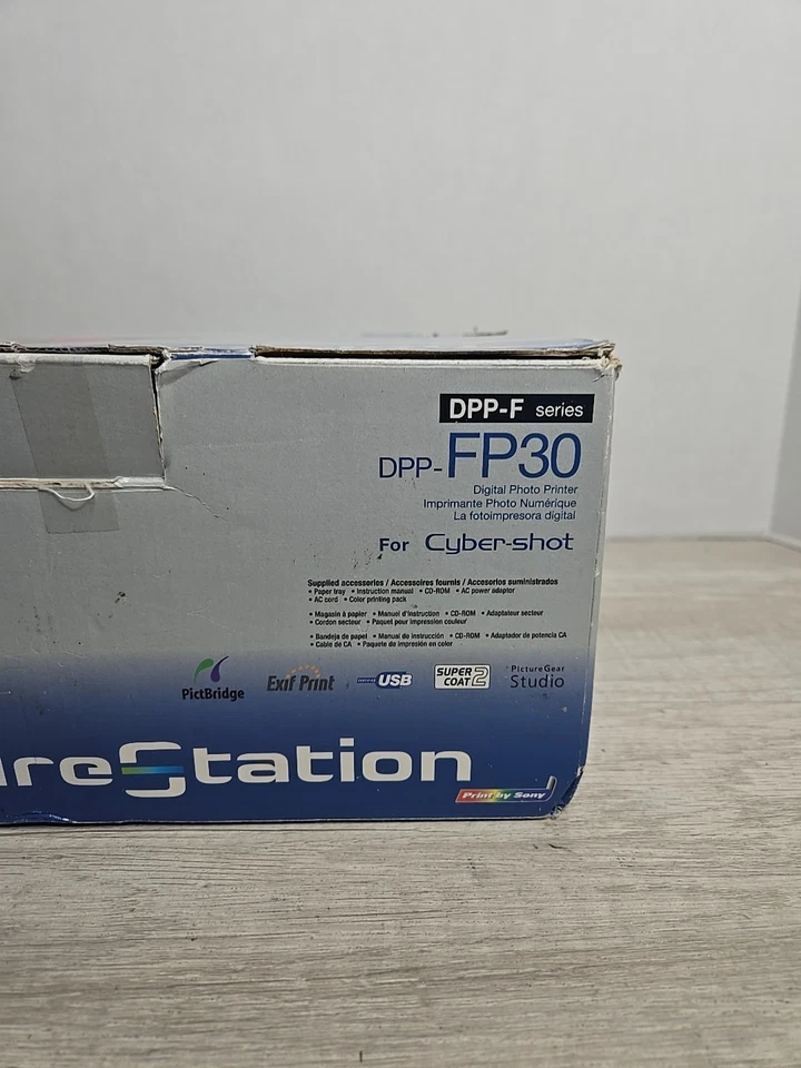 Sony Picture Station Digital Photo Printer DPP-FP30 Plus PremiumPhoto Paper 5x7 - Image 3 of 4