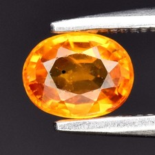 💎 0.63ct 5.5x4.3mm VS Oval Yellow Sapphire - Thailand Gemstone