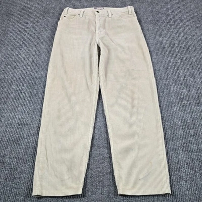 Vintage Levi's 550 Corduroy Khakis Pants Mens 32x34 Beige Relaxed 90s USA 31x26 - Image 1 of 4