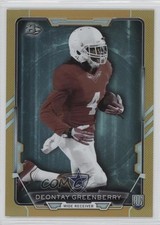 2015 Bowman Rookies Gold Rainbow Foil 103/399 Deontay Greenberry #56 7mg