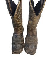 Irish Setter Marshall Brown Leather Work Boots Men 9.5 Steel Toe 83923 Outdoor