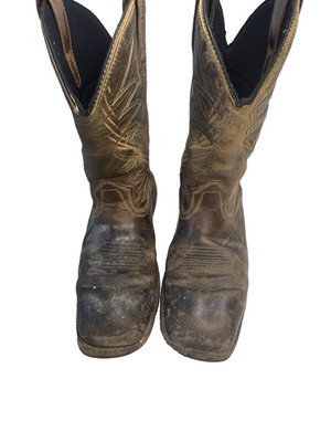 Irish Setter Marshall Brown Leather Work Boots Men 9.5 Steel Toe 83923 Outdoor