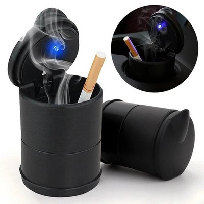 Portable Car Ashtray with LED Light, Cigar Ashtray Container, Ashtray Holder