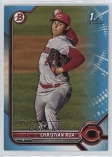 2022 Bowman Prospects Sky Blue Border 109/499 Christian Roa #BP-130 13lw
