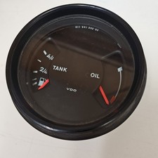 Vintage Porsche 911 Fuel And Oil Gauge Vdo 911-641-20203