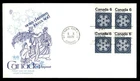 Mayfairstamps Canada FDC 1971 block 6 cents Merry Christmas kingswood First Day