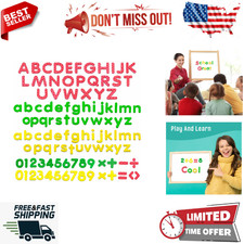 123 Pcs Magnetic Foam Letters and Numbers - Alphabet Magnet Educational Toy