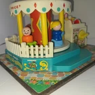Vintage Fisher-Price Little People Merry-go-round Plus Extras
