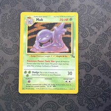 Pokémon TCG Muk Fossil Holo Rare Card 13/62 B on eBay