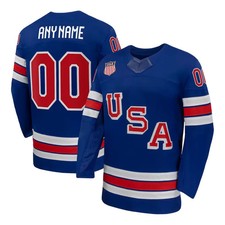 Team USA Hockey Custom Name Premium Jersey - NWT - Color/Size Options