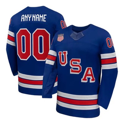 Team USA Hockey Custom Name Premium Jersey - NWT - ColoSize Options | eBay