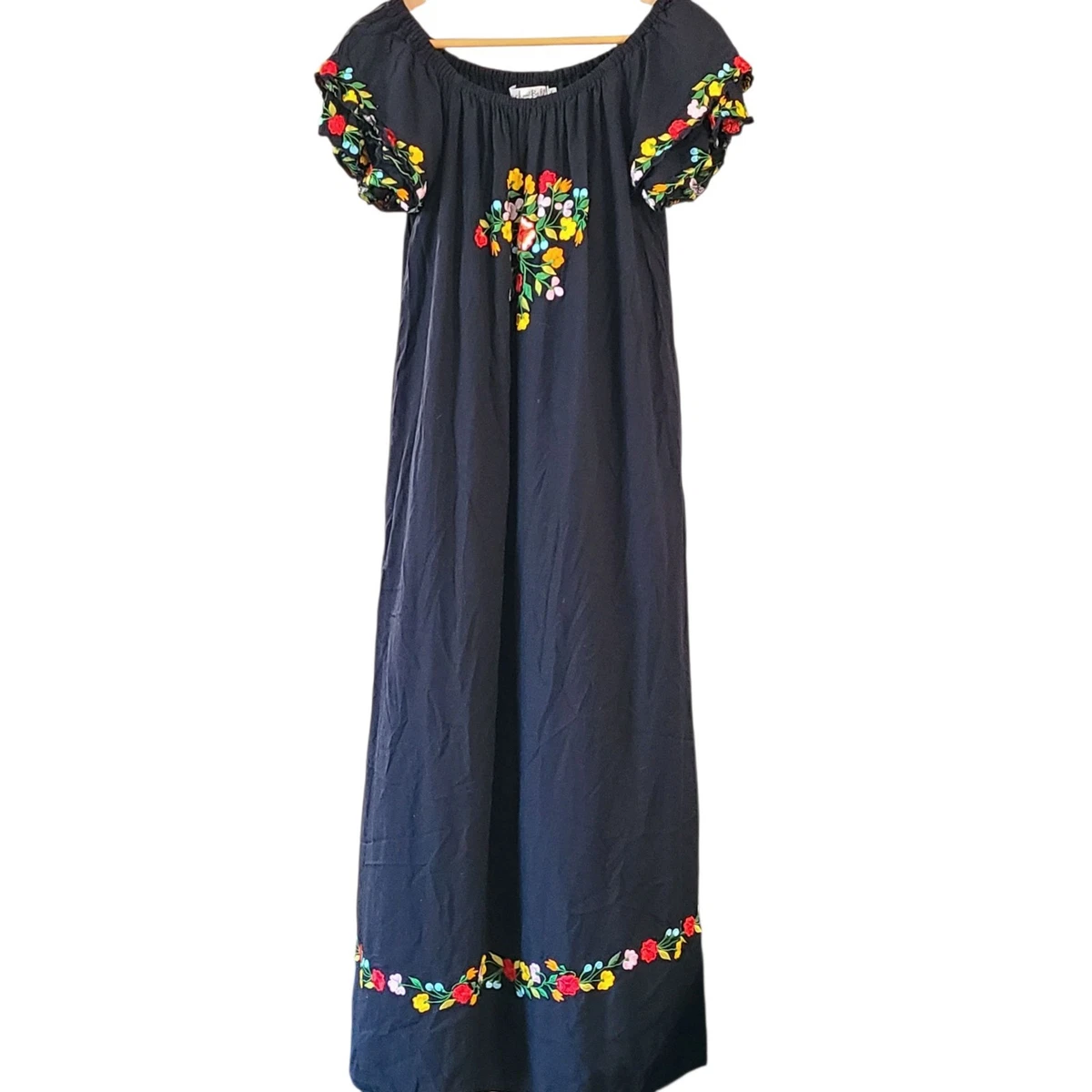 chinese dress ladies Gypsy Jumpsuit in Punta Cana Navy Rain – Bali Prema main image 0