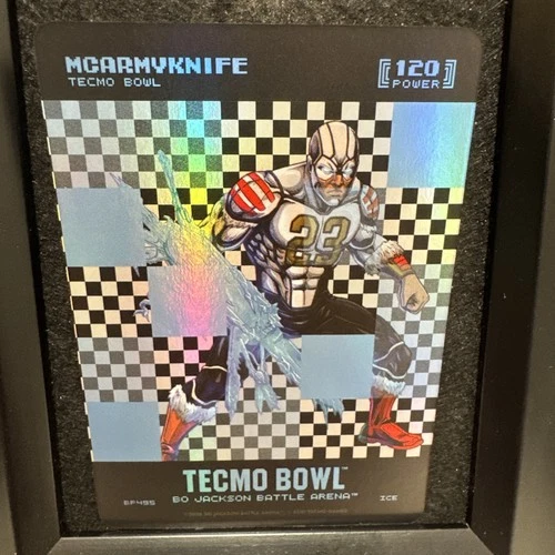 Bo Jackson Battle Arena Tecmo McArmyknife BP495 Big Pixel ChristianMcCaffrey Ice