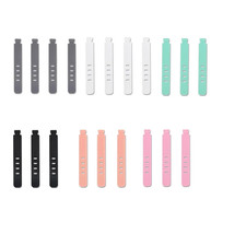 20/PCS Cable Organizer Ties Clip Charger Cord Management Silicone Wire Manager M