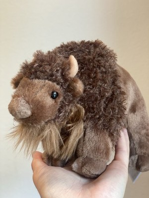 Douglas Bodi Buffalo Plush Stuffed Animal Brown Bison Ox Bull Cute Cuddle Toy 8''