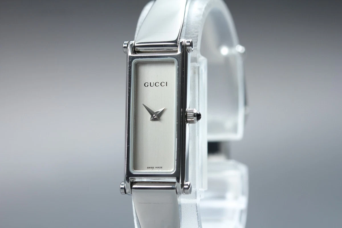 GUCCグッチ シルバー 1500L 63 Gucci 1500L Wristwatches for sale - eBay