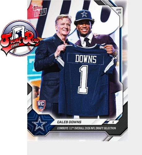 Caleb Downs 2026 NFL TOPPS NOW 11th Overall Draft Pick Card CDOW Presale