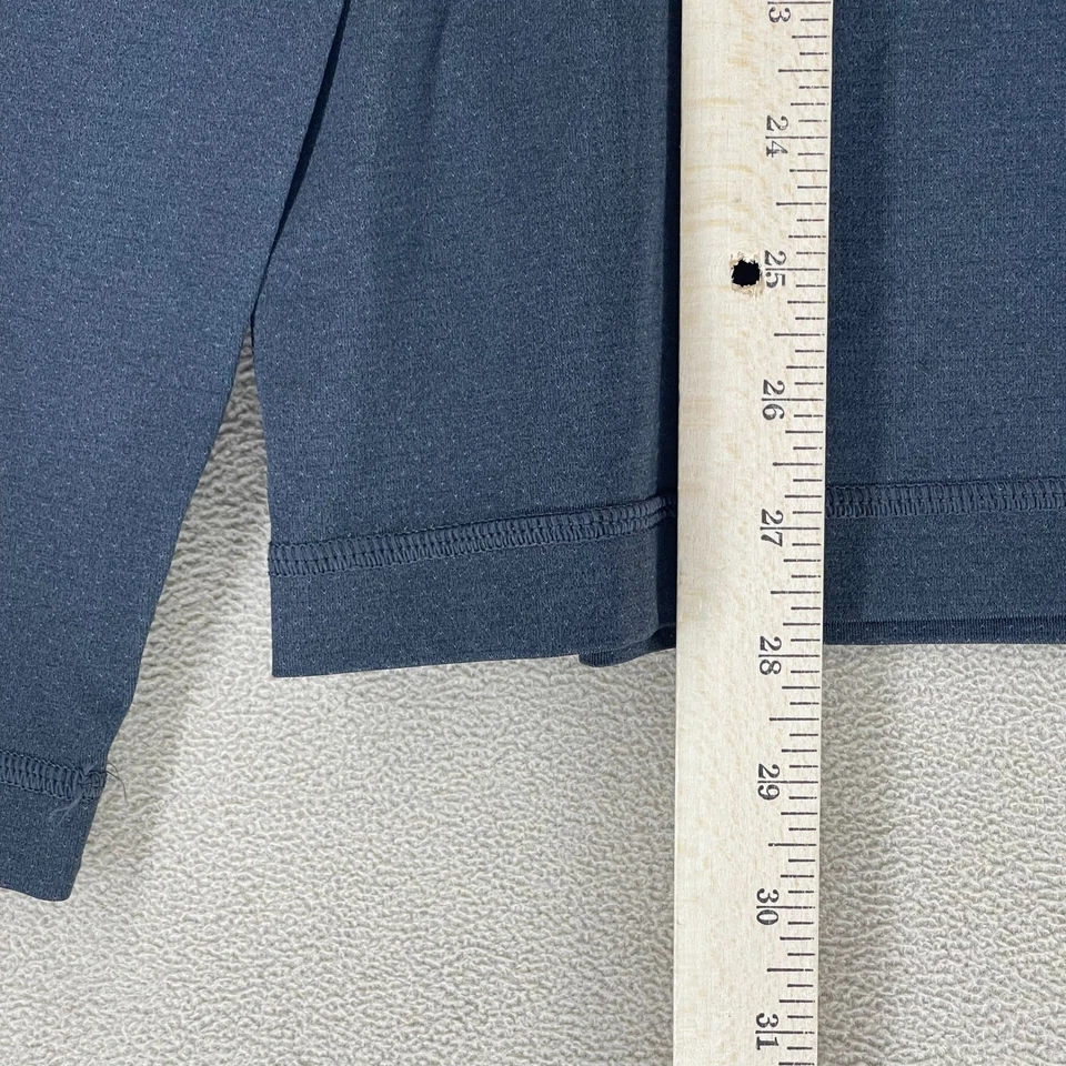 Vuori Men's Long Sleeve Performance Shirt Blue Size Medium Athletic Fit - Image 4 of 4