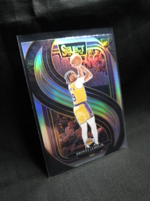 2024-25 NBA Select Basketball #179 Bronny James Jr. Silver Prizm