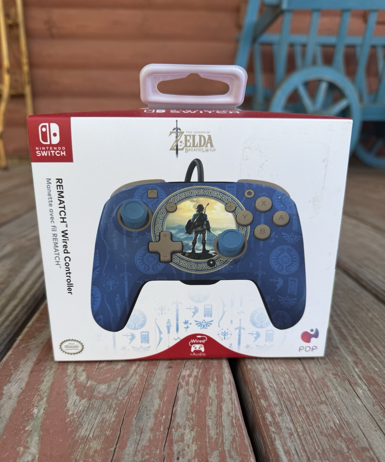 The Legend of Zelda: Breath of the Wild Rematch Wired Nintendo Switch Controller