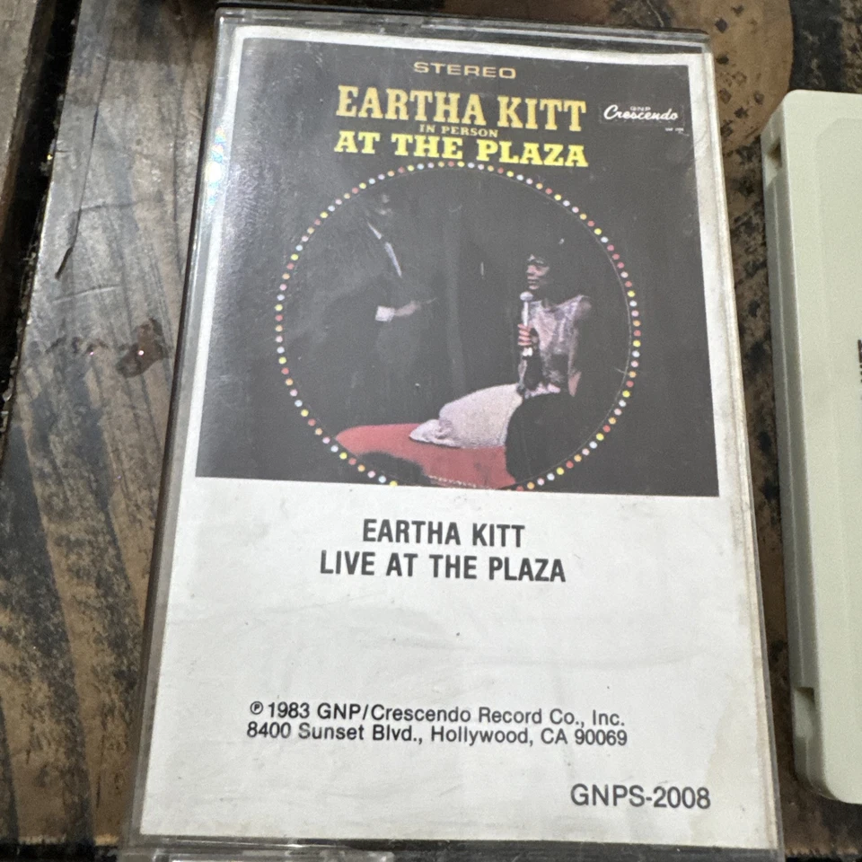 RARE Eartha Kitt Live At The Plaza Cassette Tape (1983) Jazz Blues Pop Soul R&B - Image 3 of 4