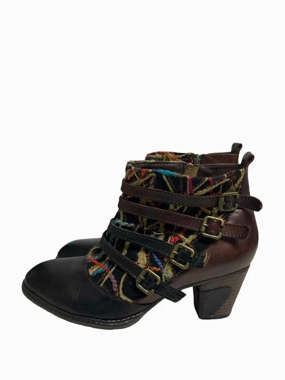 SPRING STEP L'ARTISTE REDDING YARN ZIP BOOTIE SIZE: 10 - Image 2 of 4