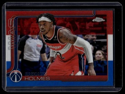 Richaun Holmes 2025-26 Topps Chrome Red White and Blue Refractor