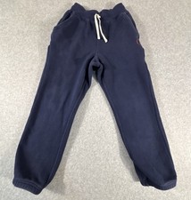 Polo Ralph Lauren Boys Navy Jogger Sweatpants Red Pony Logo Size 8