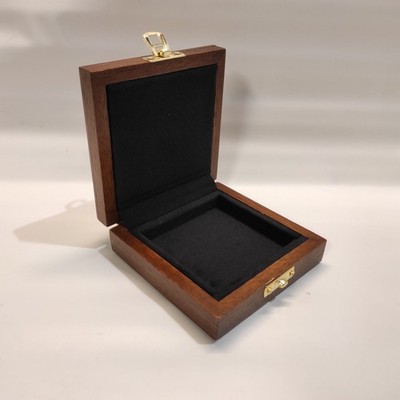Wooden Case For Medals Periziate Or Large Modules 1 Box 75X75 Mm