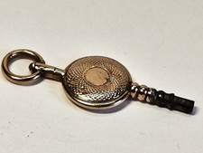 Verge Fusee Taschenuhrschlüssel Antik 10K. Gold Schlüssel  für Taschenuhr 2,47g