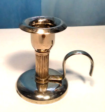 Kerzenhalter Kerzenständer Jugendstil Art Deco versilbert ungemarkt antik