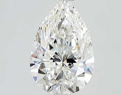 Pear Cut 0.90 Carat Cert. AGI Natural Mined Diamond Loose E color VVS1 clarity
